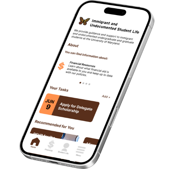 UndocuTerps App Mockup